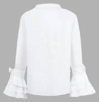Camisa Flamenco de algodón, 5 colores, tallas (36-50) vídeo