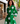 Mintlis women's cotton dress Modena green polka dots sizes (36-48)