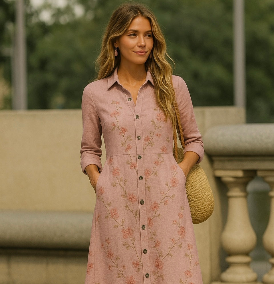 Geneva shirt dress, sizes (36-50)