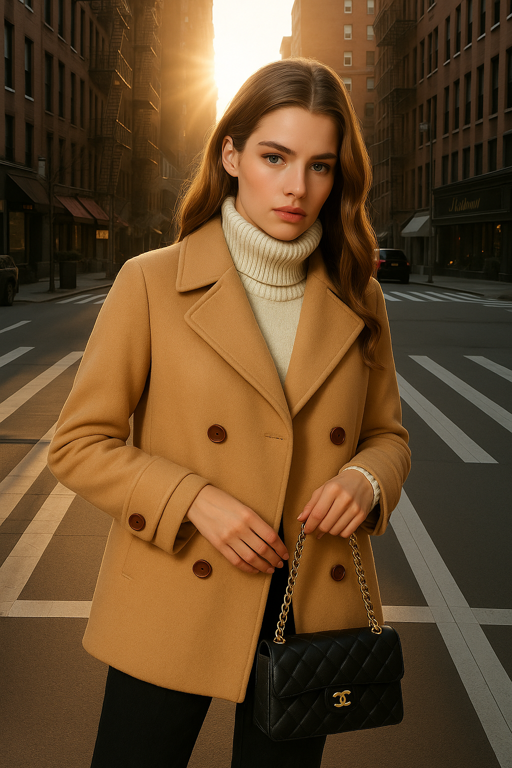 Amber wool jacket, 5 colors, sizes (36-50)