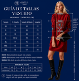 Mintlis mujer, punto de lana 100% bordado alta calidad vestido Charly, 3 colores, tallas (34-48) vídeo