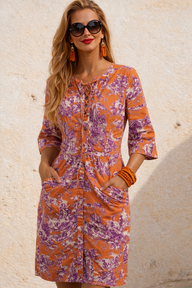 Dress ⭐️ Passoa lycra cotton pockets sizes (34-46) video