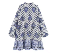 Loving 2-in-1 mini dress shirt, sizes (36-46)