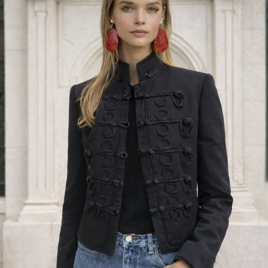 Blazer Michaela de algodón, tallas (36-46)