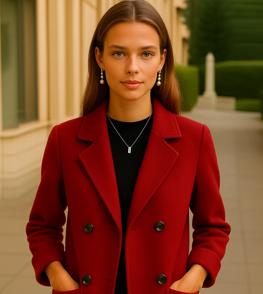 London jacket in cotton wool knit, sizes (36-48)