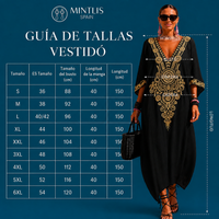 Túnica vestido Marrakesh bordado algodón viscosa, 5 colores, tallas (36-54) vídeo