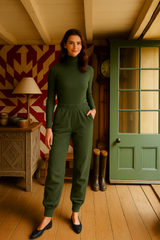 Pantalón Amore elástico tallaje alto cintura elástico, 5 colores, tallas (36-50)