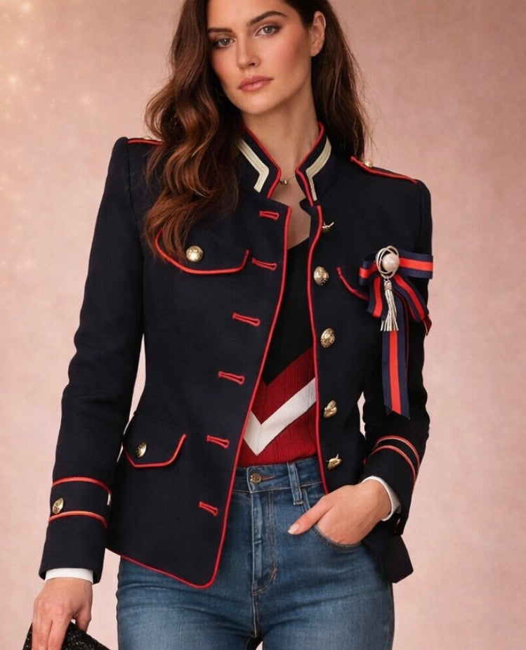 Blazer Carolina de algodón, tallas (36-46)