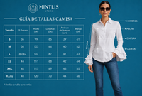 Camisa Flamenco de algodón, 5 colores, tallas (36-50) vídeo