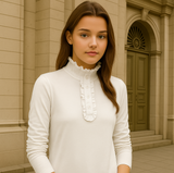 Chemise Bridget croisée, 3 coloris, 4 tailles