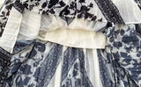 Vestido Napoli chiffon plisado, 4 estampados , tallas (36-48) vídeo