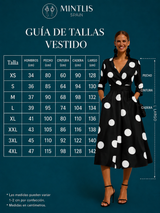 Lantern dress with polka dots, elasticated back waist, 2 prints, sizes (36-52)