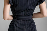 Mintlis mujer, algodón con cinturón, vestido Diplomatic, tallas (36-46)