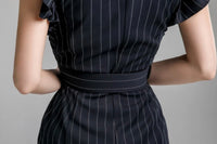 Mintlis mujer, algodón con cinturón, vestido Diplomatic, tallas (36-46)