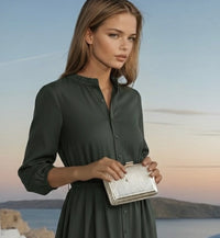 Vestido Lady punto de algodón  licra, tallas (36-48)