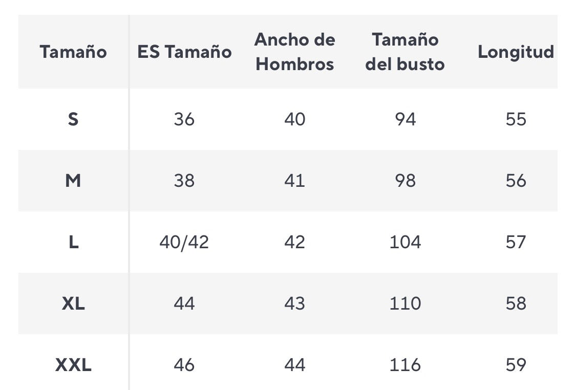 Blazer rayas, tallas (36-46)