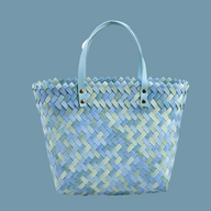 Kenya raffia baskets, 7 hand