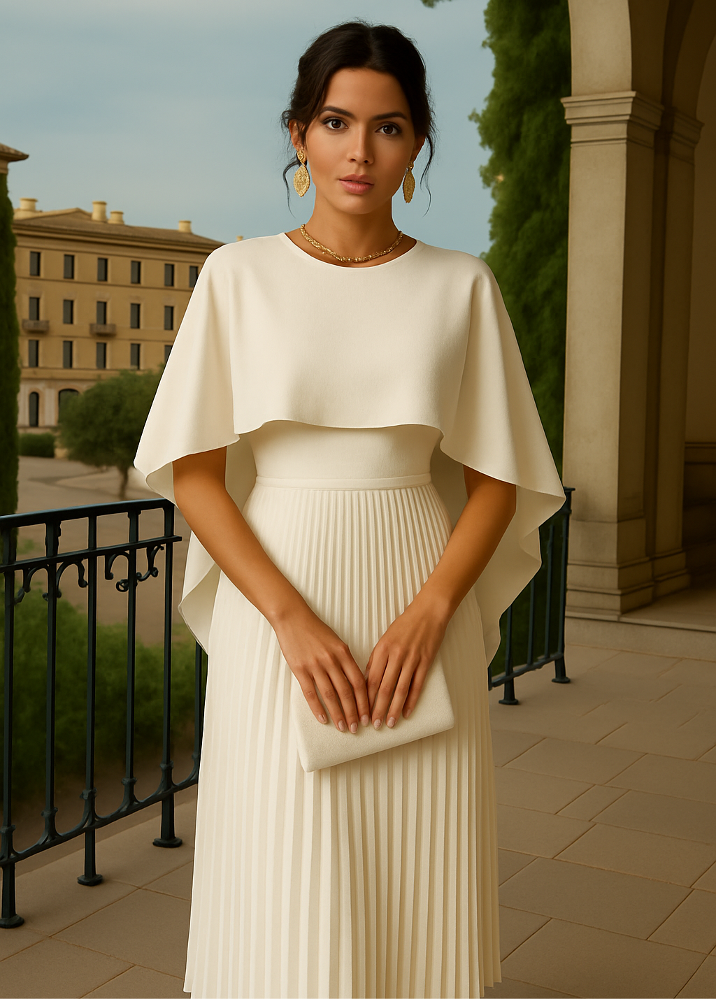 Nikita stretch knit dress with pockets and long length, 2 colors, 4 sizes