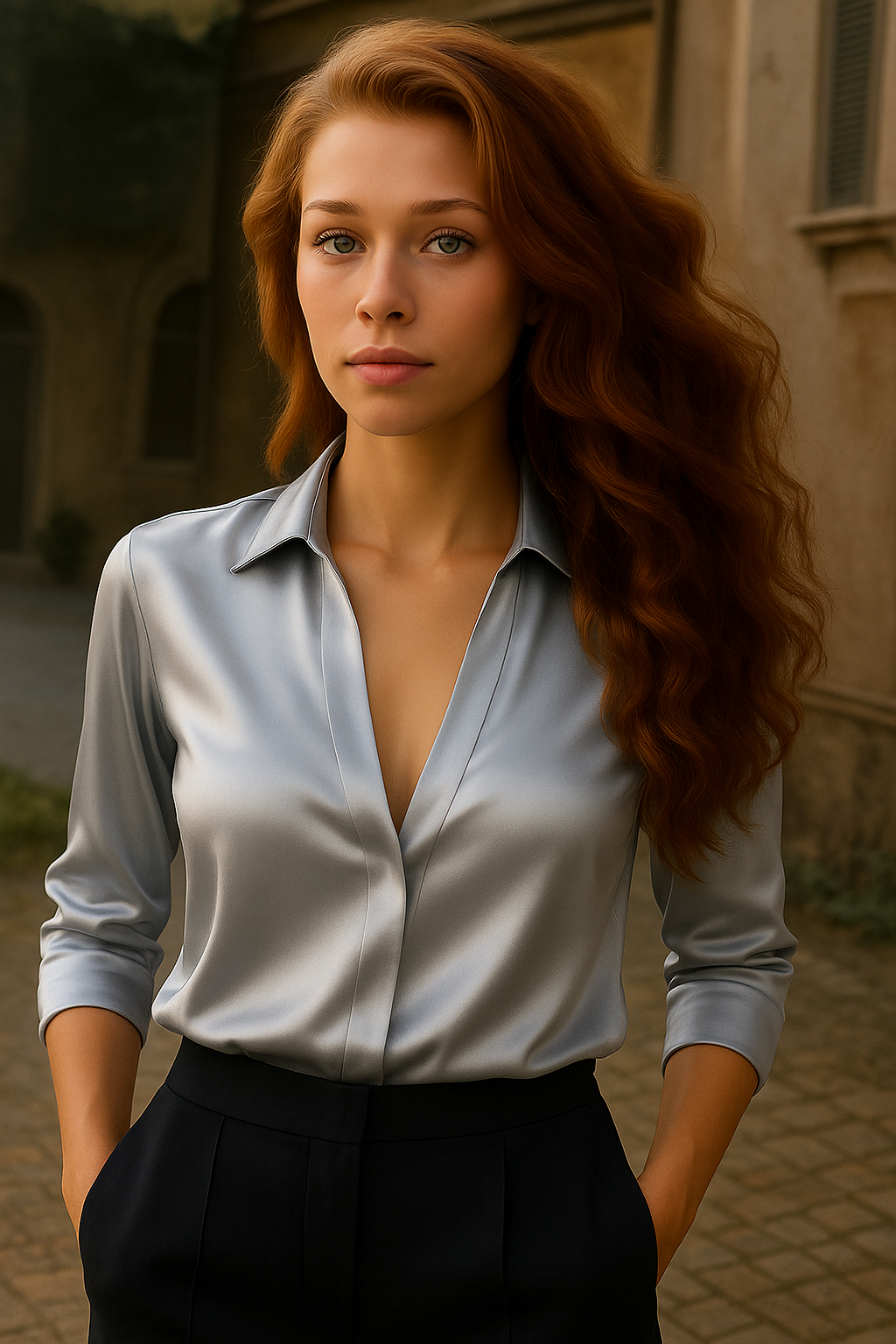 Camisa Star satinada, 8 colores, tallas (36-48) quedan pocas unidades