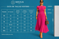 Quevedo dress in stretch Lycra, stretch bust and waist, chiffon, viscose, 2 colors, sizes (34-48) video