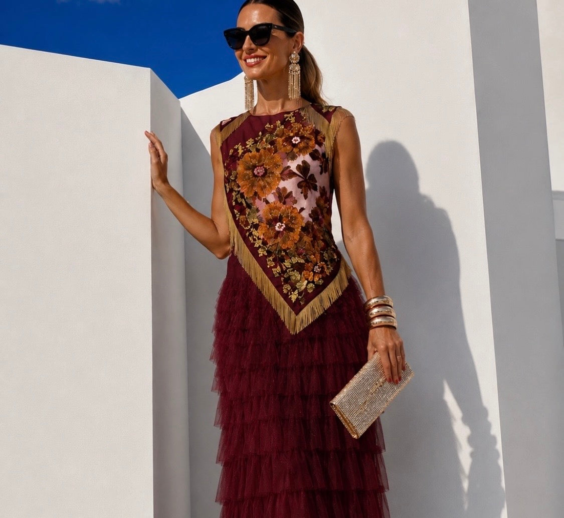 Conjunto Lisboa 2 piezas juntas, 4 colores falda tul suave (64-110 cm cintura elástica) top talla (34 -48) vídeo