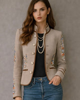 Blazer Romance bordados,tallas (36-46)