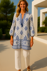 Loving 2-in-1 mini dress shirt, sizes (36-46)