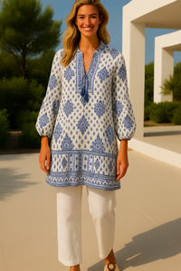 Loving 2-in-1 mini dress shirt, sizes (36-46)