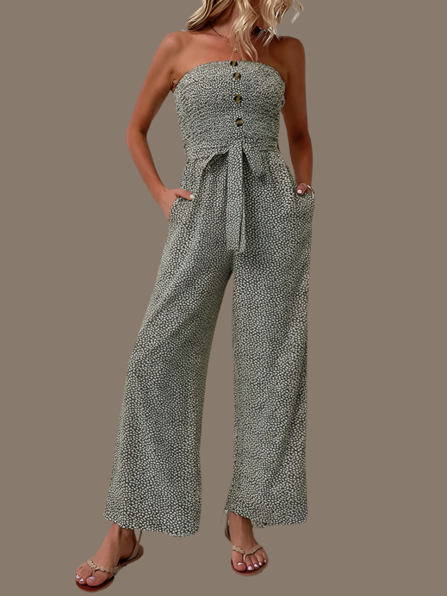 Elastic Romeo jumpsuit, honeycomb front and back, 7 colors, 5 sizes
