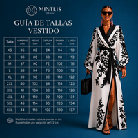 Vestido Michelle crepe gasa estampado con fajín largo, tallas (36-48) vídeo
