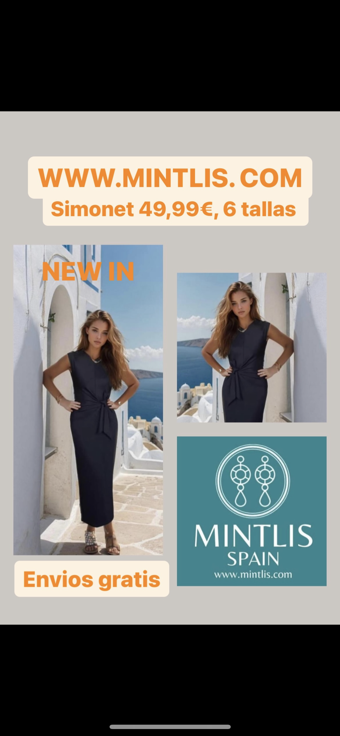 Vestido Simonet punto licra  elastane con fajín lateral incorporado, 5 tallas (36-44) envíos gratis