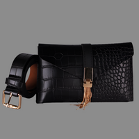 Gabriela leather purse belt, 2 colors