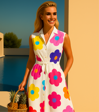40% OFF, Toscana dress, 4 prints, sizes (36-52)