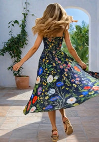 Robe à volants Malta, 3 couleurs, 4 tailles