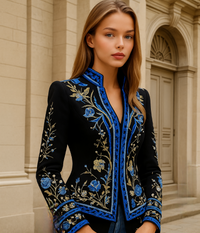 London jacket in cotton wool knit, sizes (36-48)