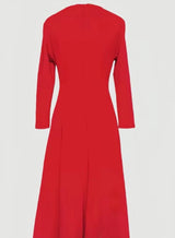 Vestido Silvia crepe  punto de algodón licra tallas(36-48)