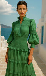 Mintlis mujer, algodón licra vestido Sofia, tallas (34-50)