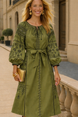 Vestido Caroll de algodón 4 colores, tallas (36-46)