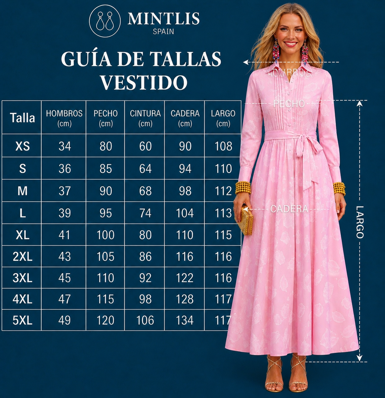 Marcia midi shirt dress in cotton, sizes (36-50) (video)