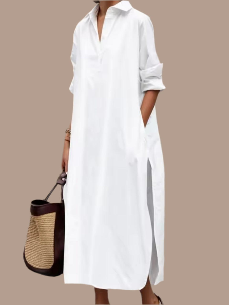 Mintlis mujer, algodón 100% licra, vestido Jamaica, 3 colores, tallas (36-46)