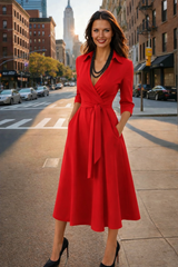 Vestido Rania strech de algodon licra, 4 colores tallas (36-50)