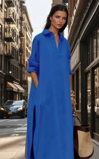 Mintlis mujer, algodón 100% licra, vestido Jamaica, 3 colores, tallas (36-46)
