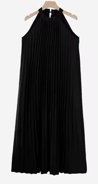 Mintlis mujer, algodon satinado plisado, vestido Indian, 3 colores, tallas (36-50)
