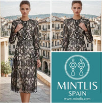 Mintlis mujer bordado,encaje, tallas (S-XL)