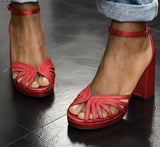 Sandalias Metallic metalizadas tacón cuadrado, 4 colores tallas (36-43) Made in Spain (video)