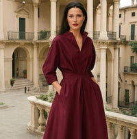 Vestido Modenas Winter camisero algodón licra, 3 colores, tallas (36-52)