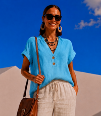 Chemise Fandango en coton, 2 couleurs, 8 GRANDES TAILLES