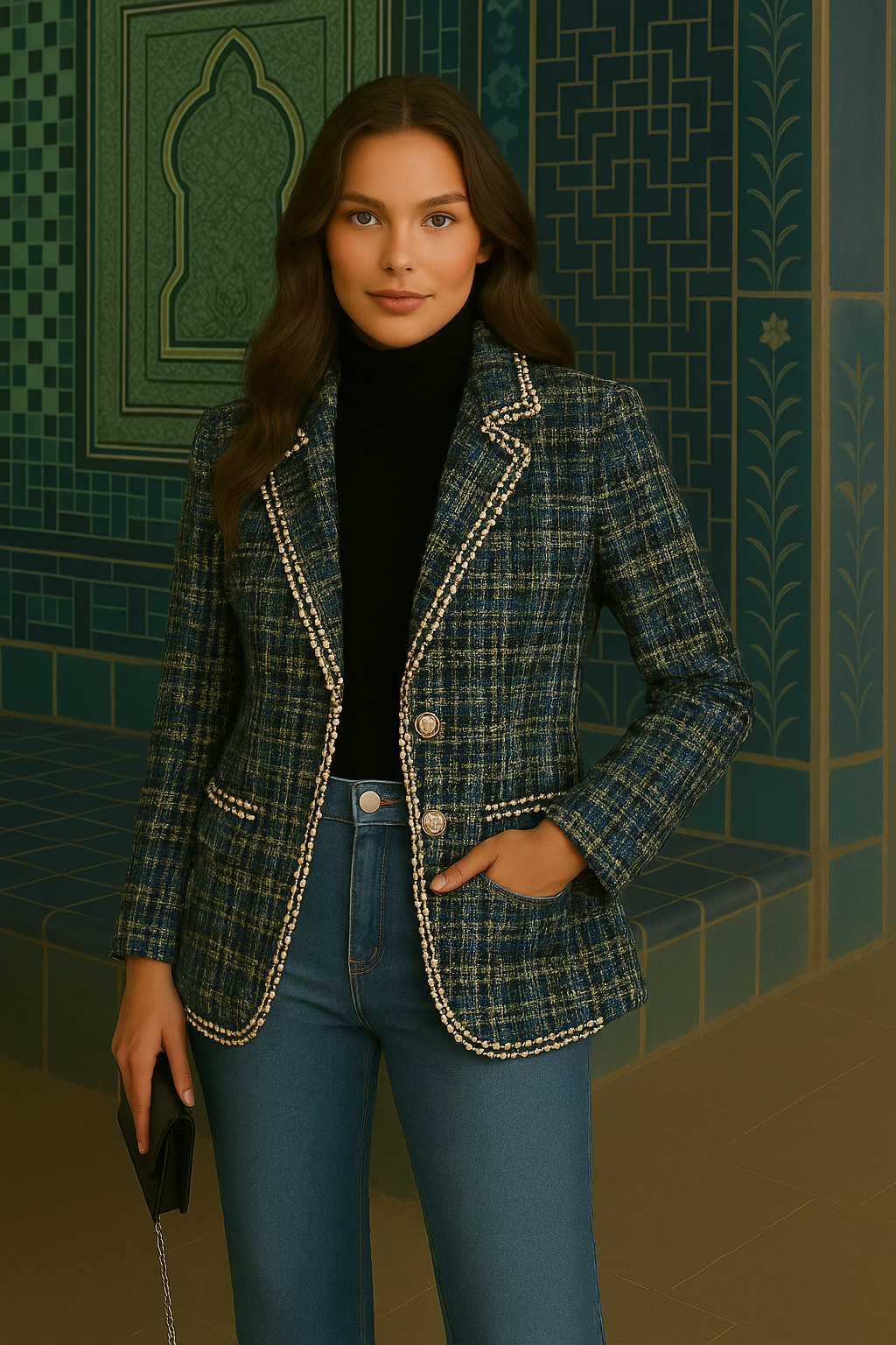 Blazers en coton Clotilde, 6 couleurs, 5 tailles