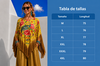Blusón Aisha flecos satinadotallas (34-50) video