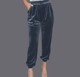 Eloísa trousers, super comfortable stretch velvet, 6 colors, sizes (36-50)